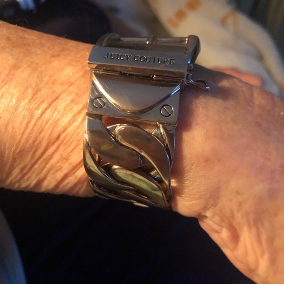 Vintage Juicy Couture Link Bracelet Double Magnet Lock - Picture 3 of 15